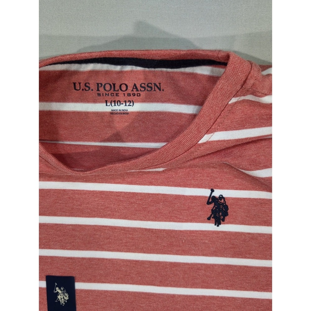 U.S. Polo Assn. Boys Crew Neck Short Sleeve T-Shirt NEW SIZE 10/12 LARGE - Picture 6 of 10